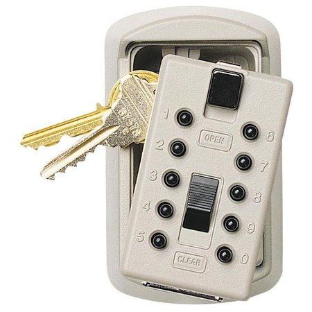 KIDDE 00 Key Safe, Combination Lock, Steel, Assorted, 214 in W x 134 in D x 334 in H Dimensions 1004